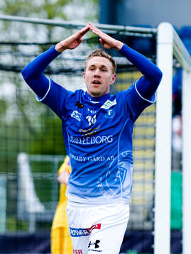 Marcus Pode, jubel, målgest
