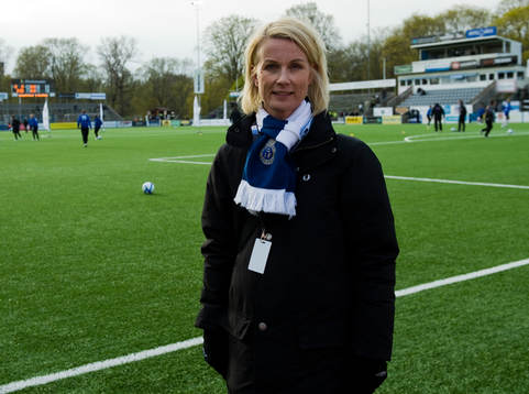 Eva von Scheele-Lind, klubbdirektör, Gefle