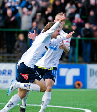 Jakob Orlov och Dragan Kapcevic, Gefle, jubel