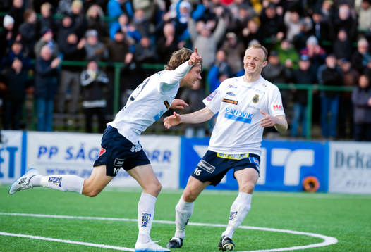 Jakob Orlov och Dragan Kapcevic, Gefle, jubel