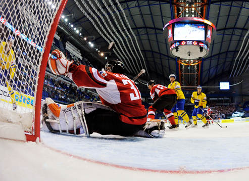Magnus Pääjärvi, Sverige, gör 3-0 bakom Fabian
