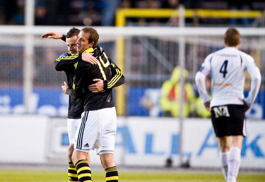Kenny Pavey, AIK jubel på slutsignalen