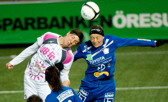 Linda Forsberg, Malmö och Mariann Gajhede Knudsen,