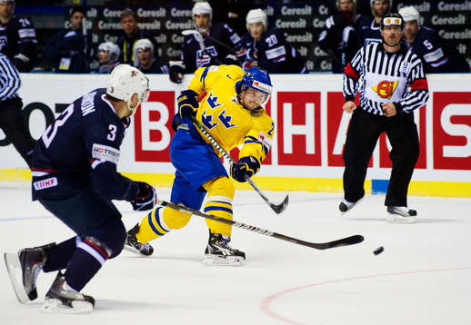 Robert Nilsson, Sverige, skjuter mot mål