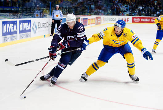Jack Skille, USA, och Carl Gunnarsson, Sverige