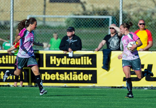 Sara Björk Gunnarsdottir och Manon Melis, Malmö