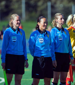 Kommande VM domarna: Anna Nyström, Jenny Palmqvist och