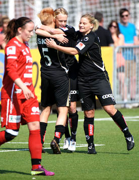 Linnea Liljegärd, Göteborg Kopparberg, jubel