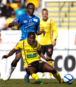 Ibrahim Koroma, Trelleborg, Patrick Osiako, Mjällby