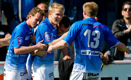 Joakim Nilssson, Trelleborg. Jubel, glädje