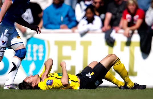 Daniel Ivanovski, Mjällby bröt nyckelbenet