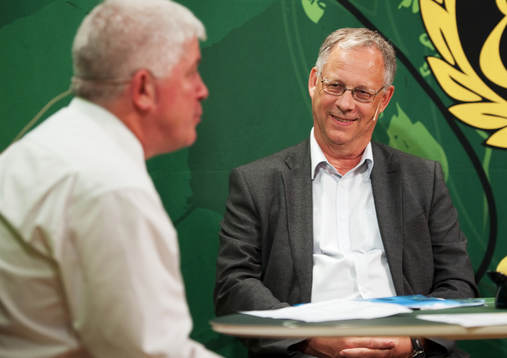 Göran Lohne, Mediaansvarig Elfsborg, Lars Lagerbäck
