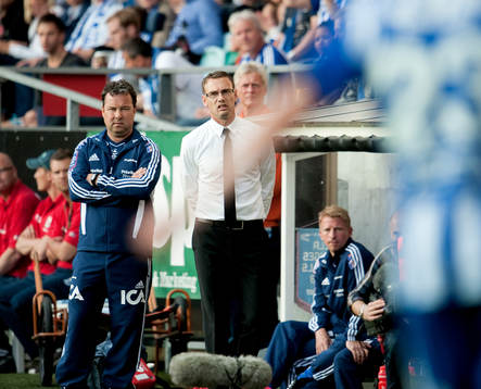 Jonas Olsson, tränare och Stefan Rehn, assisterande
