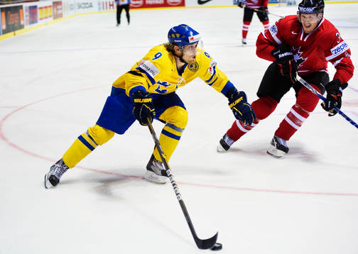 Mattias Tedenby, Sverige, och Dion Phaneuf, Kanada