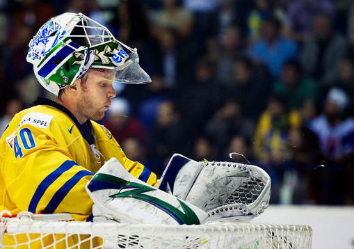 Erik Ersberg, målvakt, Sverige, spottar