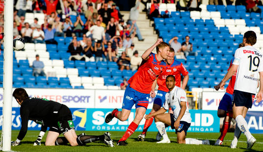 Markus Holgersson, Helsingborg, jubel, 1-0