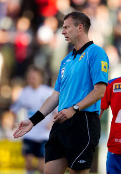 Daniel Stålhammar, domare som fick avbryta