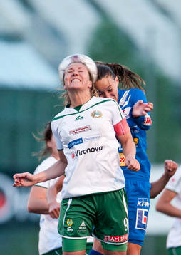 Matilda Agné, hammarby och Kosovare Asllani, Linköping