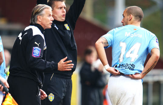Roland Nilsson, tränare, Guillermo Molins, Malmö FF