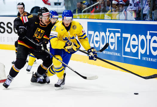 Constantin Braun, Tyskland, och Loui Eriksson, Sverige
