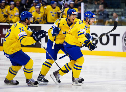 David Petrasek, Carl Gunnarsson och Martin Thörnberg,