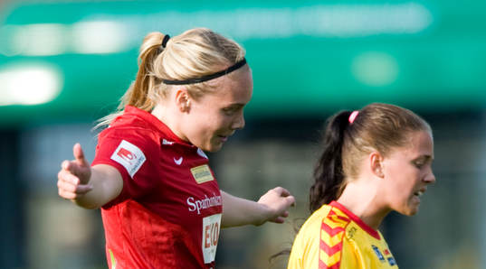 1-0, straff, Margret Lara Vidarsdottir, Kristianstad, jubel
