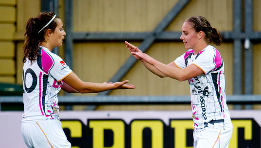 Elena Sadiku, Manon Melis, LDB Malmö jubel