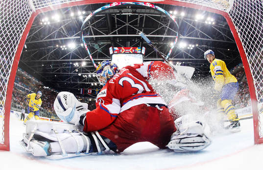 Bläddra bland fler bilder av Ishockey, VM, semifinal, Tjeckien - Sverige