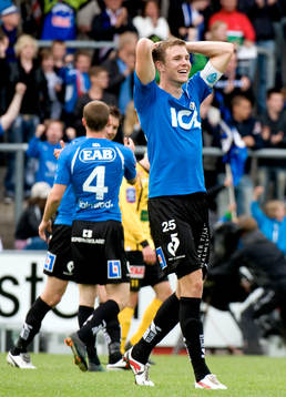 Rickard Magyar, Halmstad. Jubel