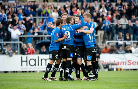 Jubel i Halmstad