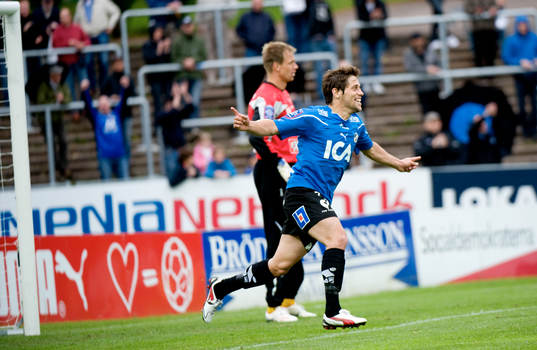 Michael Görlitz, Halmstad. Jubel