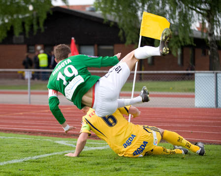 Branimir Hrgota, Jönköping, duell med Jacob Augustsson,