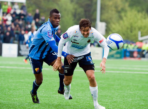 Gale Agbossoumonde, Djurgården och Mikael Dahlberg, Gefle