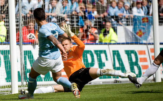 Jiloan Hamad, Malmö gör inte mål när John Alvbåge,