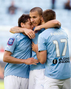 Guillermo Molins, Malmö. 2-1. Jubel