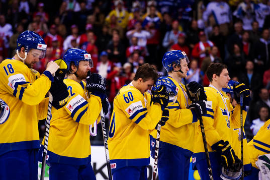 Patrik Berglund, David Petrasek, Mikael Backlund, Staffan
