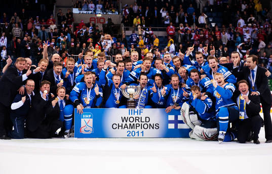 Finland vann finalen mot Sverige med 6-1. Jubel, glädje,