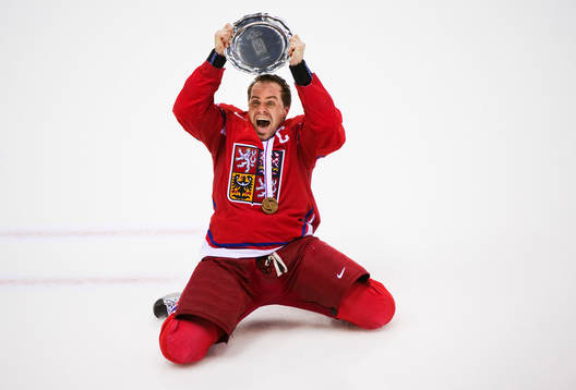 Tomas Rolinek, Tjeckien, jubel med bronspokalen. Brons,