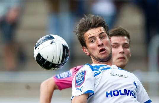Riki Cakic, Norrköping, och Elmar Bjarnason, Göteborg