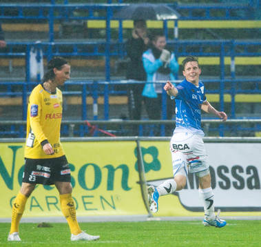3-0 Kristian Haynes, jubel