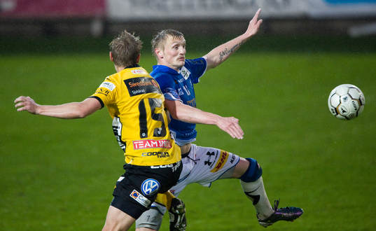 Fredrik Jensen, Trelleborg, och Andreas Klarström, Elfsborg