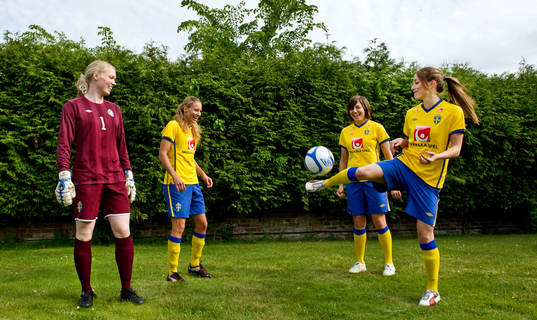 Hedvig Lindahl, Linda Forsberg, Charlotte Rohlin, Linda