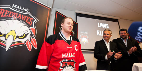 Ishockey, Linus Klasen, nyförvärv, Malmö, hälsas