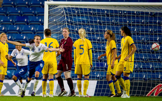 Jill Scott, England, jubel, Sverige depp
