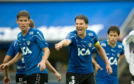 Mikael Rosén, Halmstad, skriker