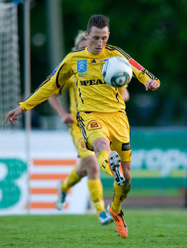 1-0 skytten Martin Andersen, Ängelholm