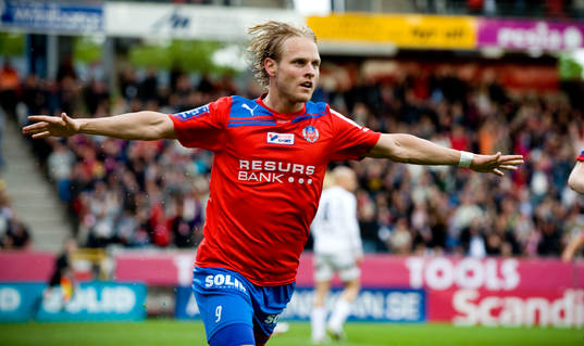 Erik Sundin, Helsingborg jubel, 1-0