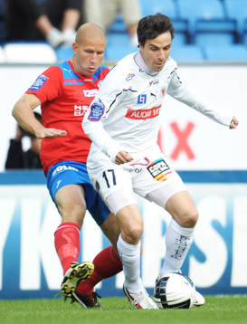 Mattias LIndström, Helsingborg och Daniel Mendes, Kalmar