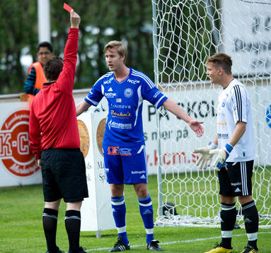 domare, Almir Kadiric, rött kort, Christoffer Ohlsson,
