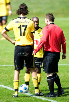 Tokelo Rantie och Filip Thurn, IFK Hässleholm, Almir